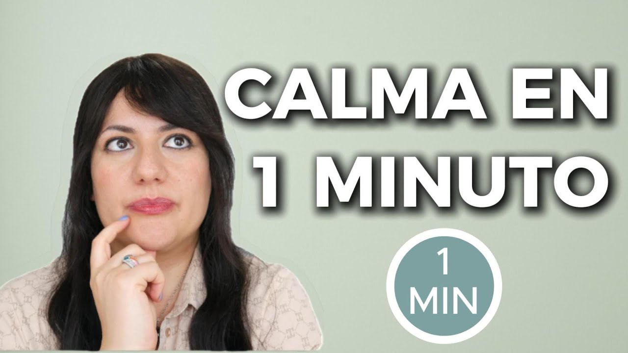 Ejercicio de respiración para calmar la ANSIEDAD (Alivio rápido)